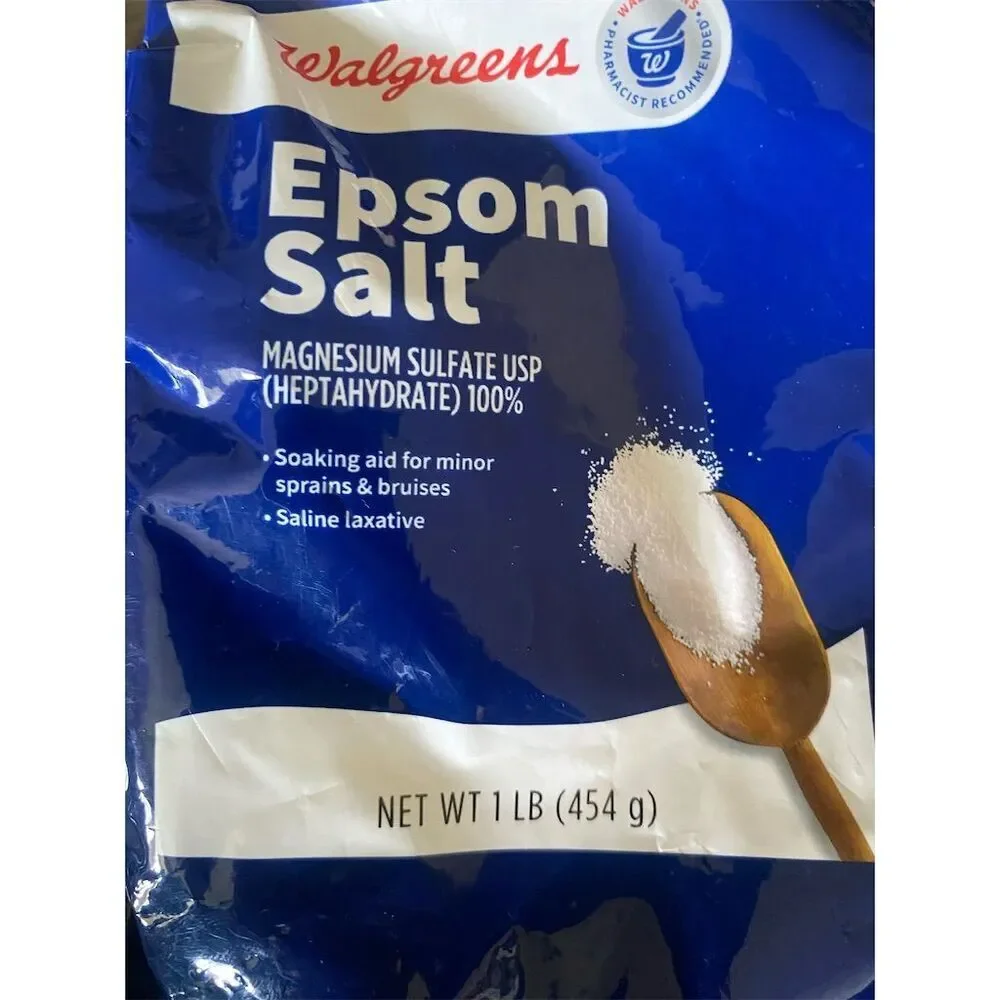 Walgreens Epsom Salt Eucalyptus Scent 1 lb All Natural Bath Soak